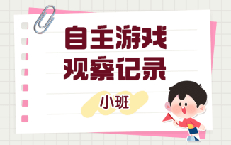 自主游戏观察记录